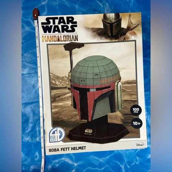 Star Wars - 4D Paper Model  Kit Boba Fett Helmet - New, Sealed - Picture 3 of 5